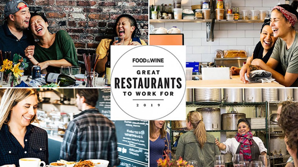 19 Great Restaurants to Work For